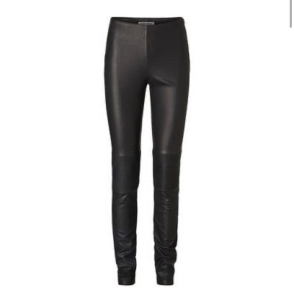 Vero Moda Emma Ray PU Leather Pants - Picture 1 of 15